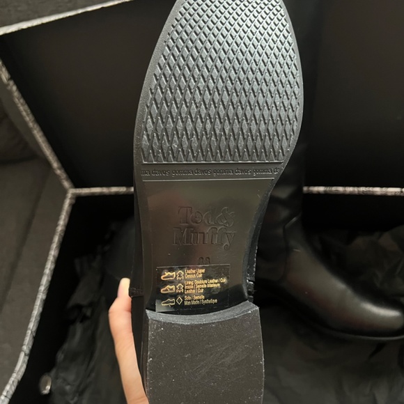 Ted&Muffy Huntsman Boots in Black Leather - Picture 4 of 10